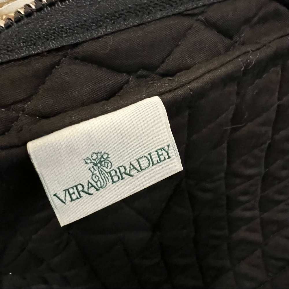 Vintage VERA BRADLEY Laurel 1997 Garment Bag Black Red Floral Travel Quilted USA - Picture 15 of 16